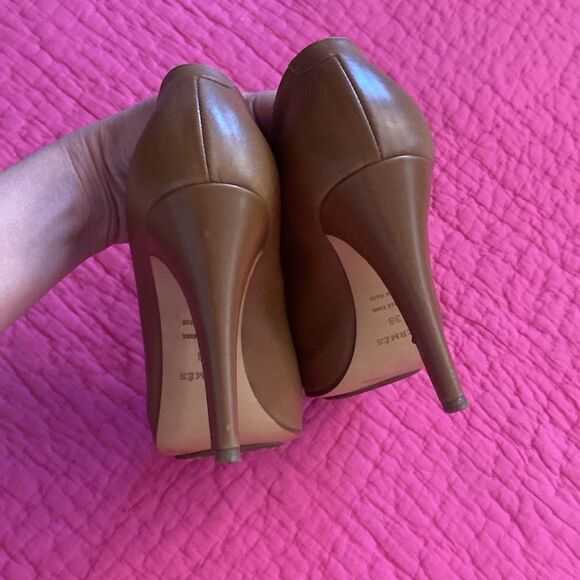Hermes Brown Leather Heels, US8 - Picture 6 of 12